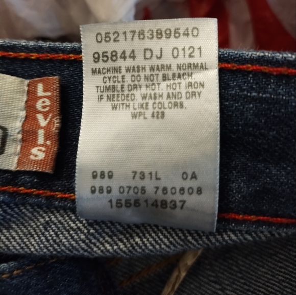 Vtg Levis 550 Jeans Size 10 MIS L Relaxed Tapered Mom High Waist Made USA!!! - Picture 2 of 5